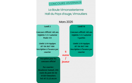 Concours Hivers Vimoutiers Mars 26